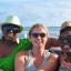Novas amigas no ferry entre Dockyards e Hamilton, em Bermuda